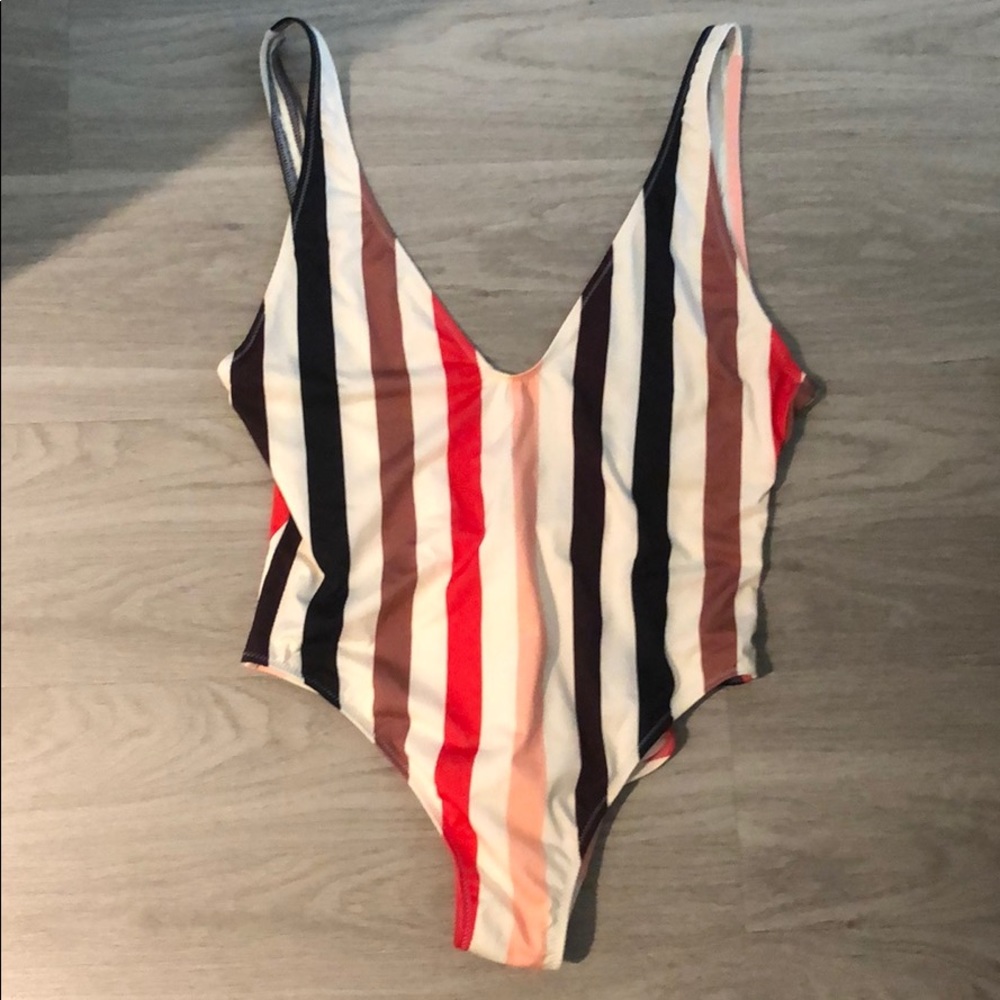 Solid & Striped One-Piece - Multi NWT